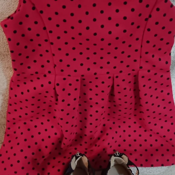 Red and Black Toddler Dress - Picture 2 of 3